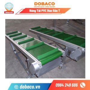 Băng tải pvc dán gân T
