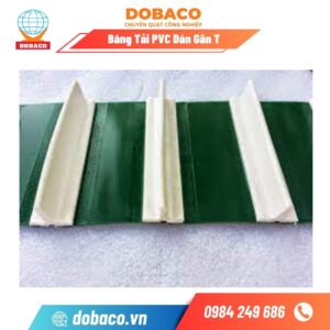 Băng tải pvc dán gân T