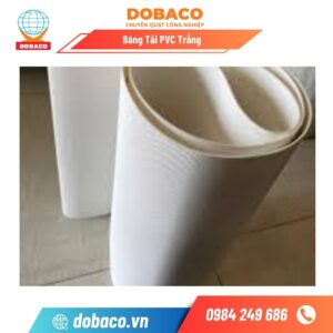Băng tải pvc trắng
