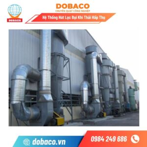 Hệ Thống Hút Lọc Bụi Khí Thải Hấp Thụ Hệ Thống Hút Lọc Bụi Khí Thải Hấp Thụ