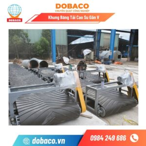 Khung Băng Tải Cao Su Gân V Khung băng tải cao su gân V