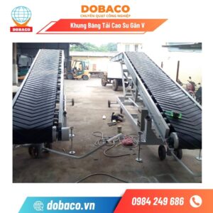 Khung Băng Tải Cao Su Gân V Khung băng tải cao su gân V