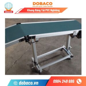 Khung Băng Tải PVC Nghiêng