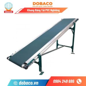 Khung Băng Tải PVC Nghiêng