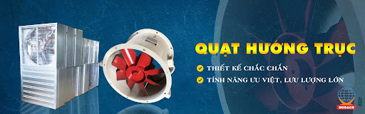 Quạt hướng trục nối ống gió của Dobaco