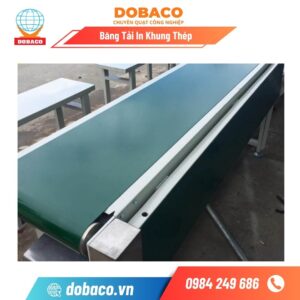 Băng tải in khung thép