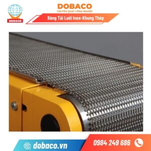Băng tải lưới inox-khung thép