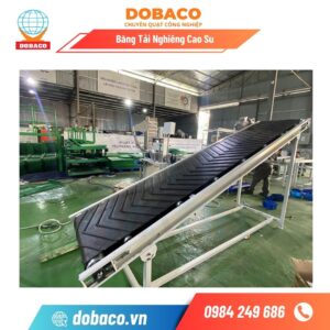 Băng tải nghiêng cao su