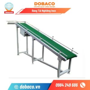 Băng Tải Nghiêng Inox Băng tải nghiêng inox