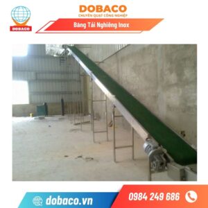 Băng Tải Nghiêng Inox Băng tải nghiêng inox