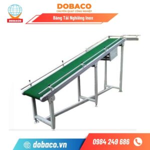 Băng Tải Nghiêng Inox Băng tải nghiêng inox
