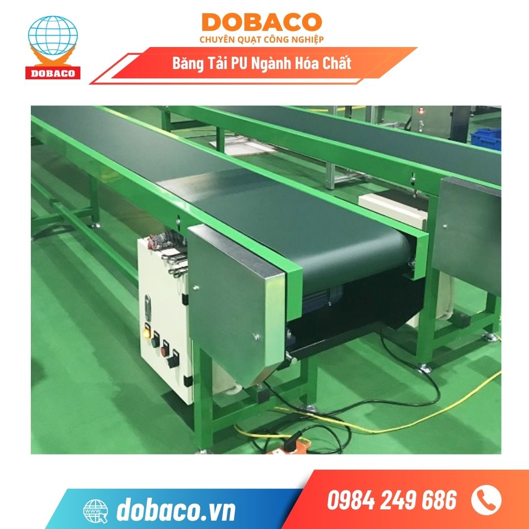 Băng Tải PU Ngành Hóa Chất Băng tải PU ngành hóa chất