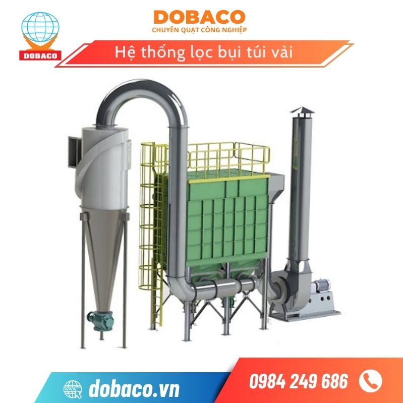 Hệ thống lọc bụi túi vải hoạt động như thế nào? Hệ thống lọc bụi túi vải