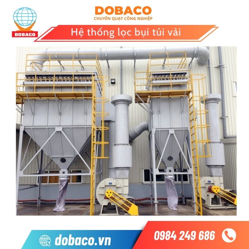 Hệ thống lọc bụi túi vải hoạt động như thế nào? Hệ thống lọc bụi túi vải