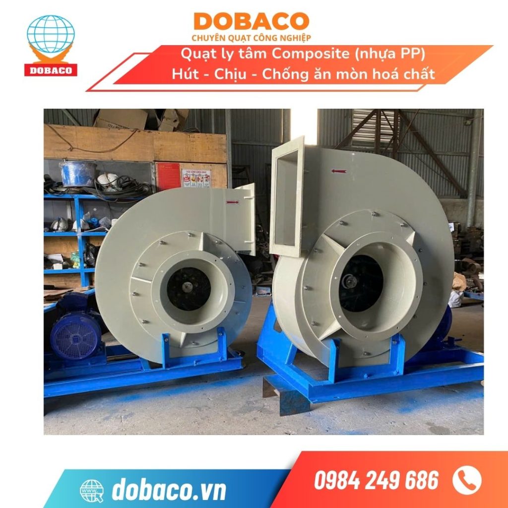 Quạt Ly Tâm Composite Quạt ly tâm composite