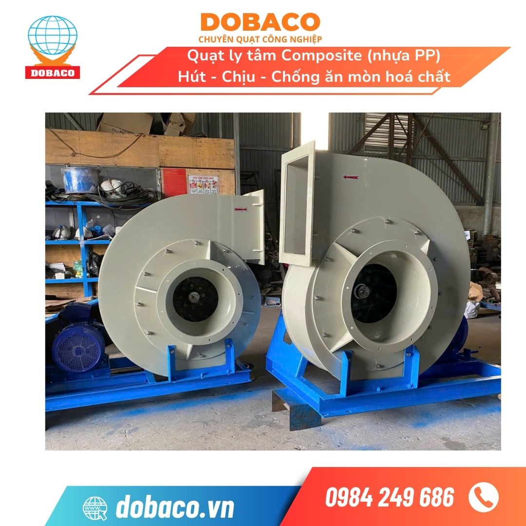 Quạt Ly Tâm Composite Quạt ly tâm composite