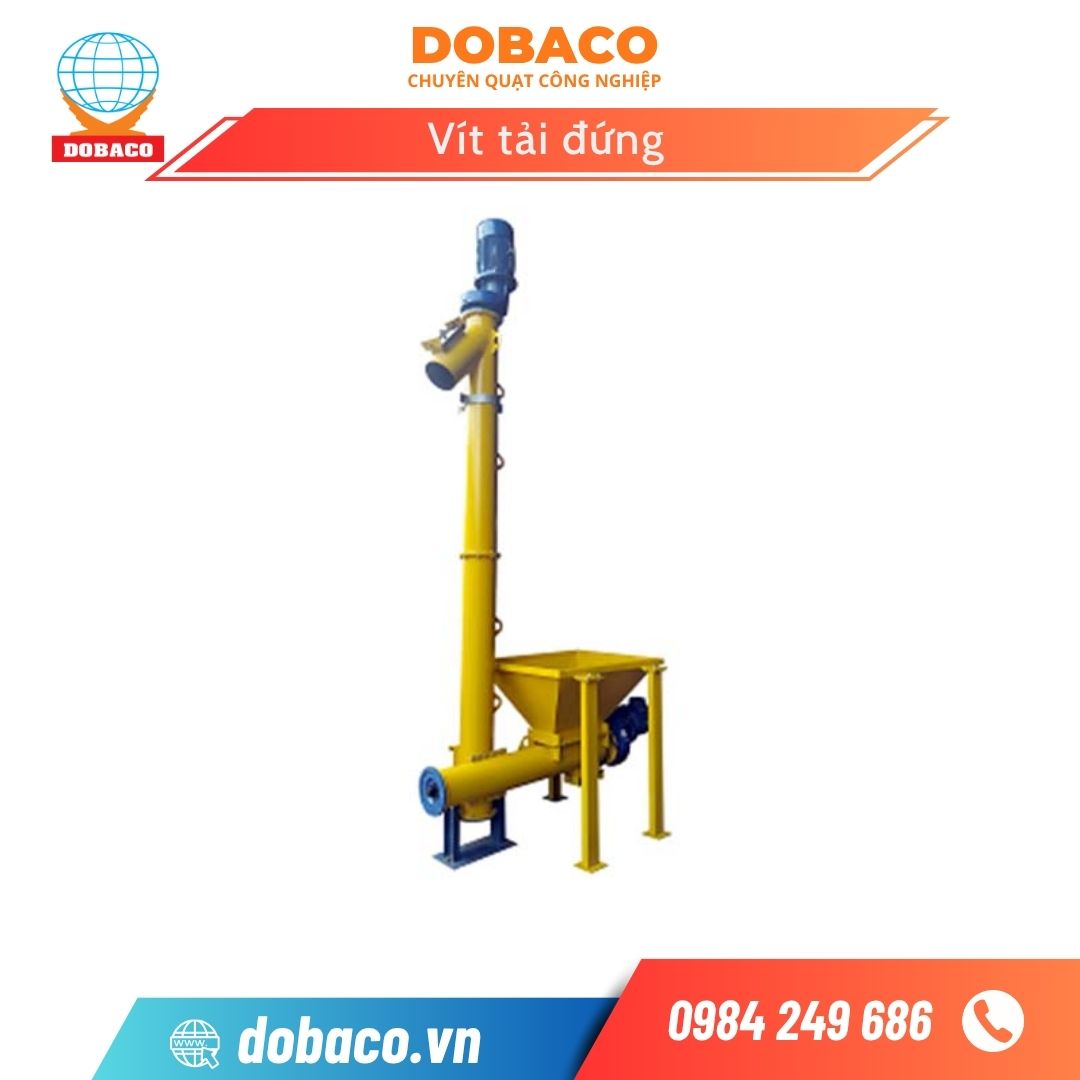 Vít tải đứng là gì? Cấu tạo, Ưu nhược điểm và Ứng dụng Vít tải đứng