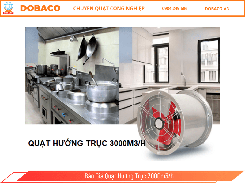 Báo Giá Quạt Hướng Trục 3000m3/h Báo Giá Quạt Hướng Trục 3000m3_h