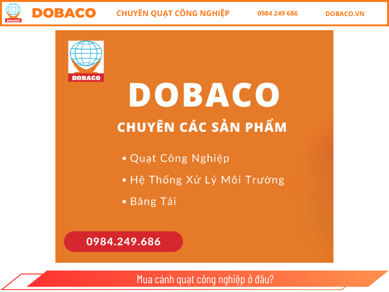 Mua cánh quạt công nghiệp ở đâu?