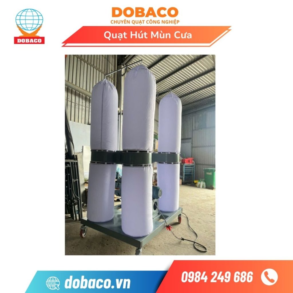 Mua Quạt Hút Mùn Cưa Dobaco Chất Lượng Quạt hút mùn cưa
