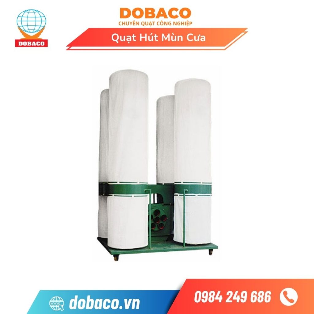 Mua Quạt Hút Mùn Cưa Dobaco Chất Lượng Quạt hút mùn cưa