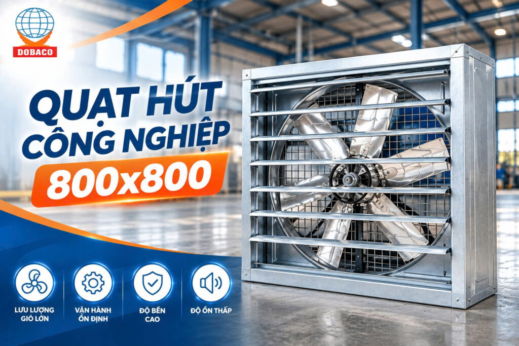 Quạt Hút Công Nghiệp 800x800