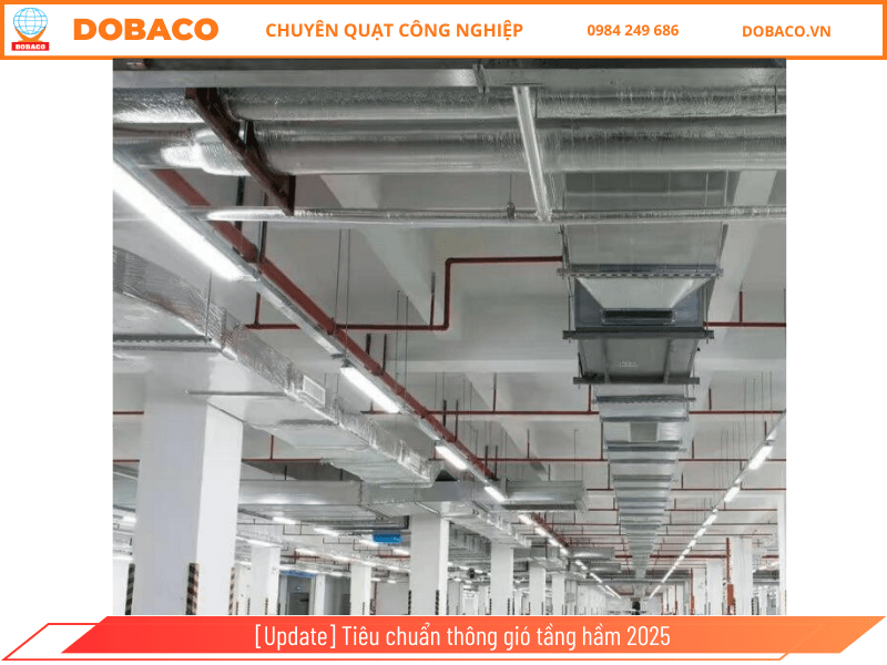 [Update] Tiêu chuẩn thông gió tầng hầm 2025