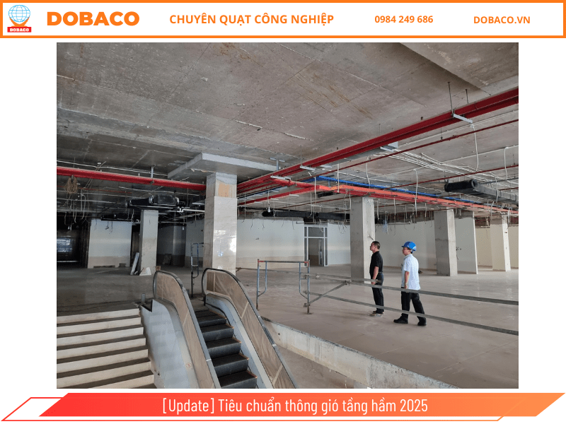 [Update] Tiêu chuẩn thông gió tầng hầm 2025