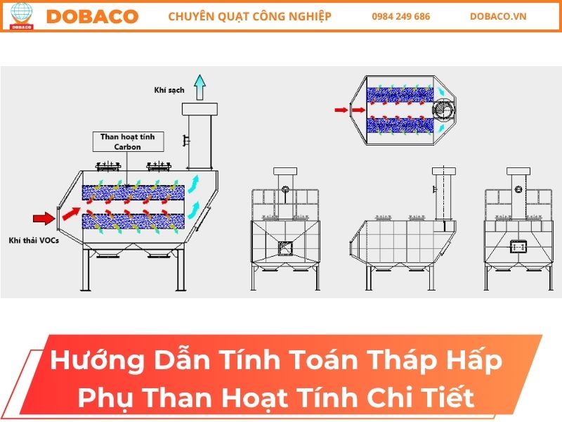Hướng Dẫn Tính Toán Tháp Hấp Phụ Than Hoạt Tính Chi Tiết Hướng Dẫn Tính Toán Tháp Hấp Phụ Than Hoạt Tính Chi Tiết