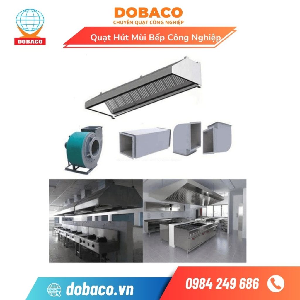 Quạt Hút Mùi Nhà Bếp Công Nghiệp