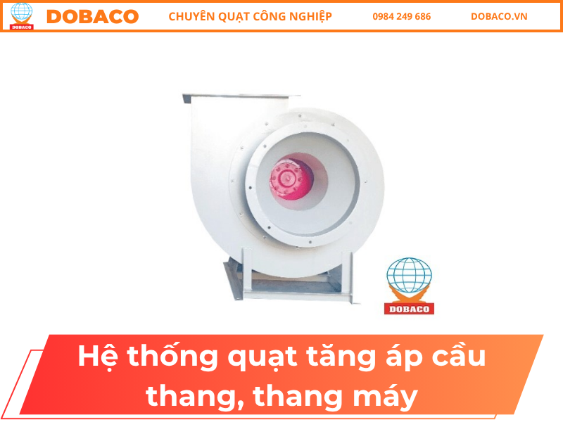 Quạt tăng áp cầu thang