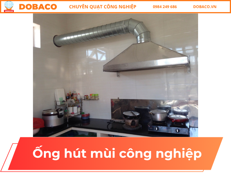ống hút mùi công nghiệp
