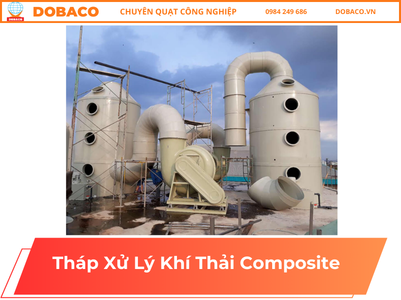 Tháp Xử Lý Khí Thải Composite