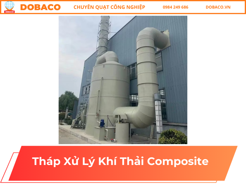 Tháp Xử Lý Khí Thải Composite