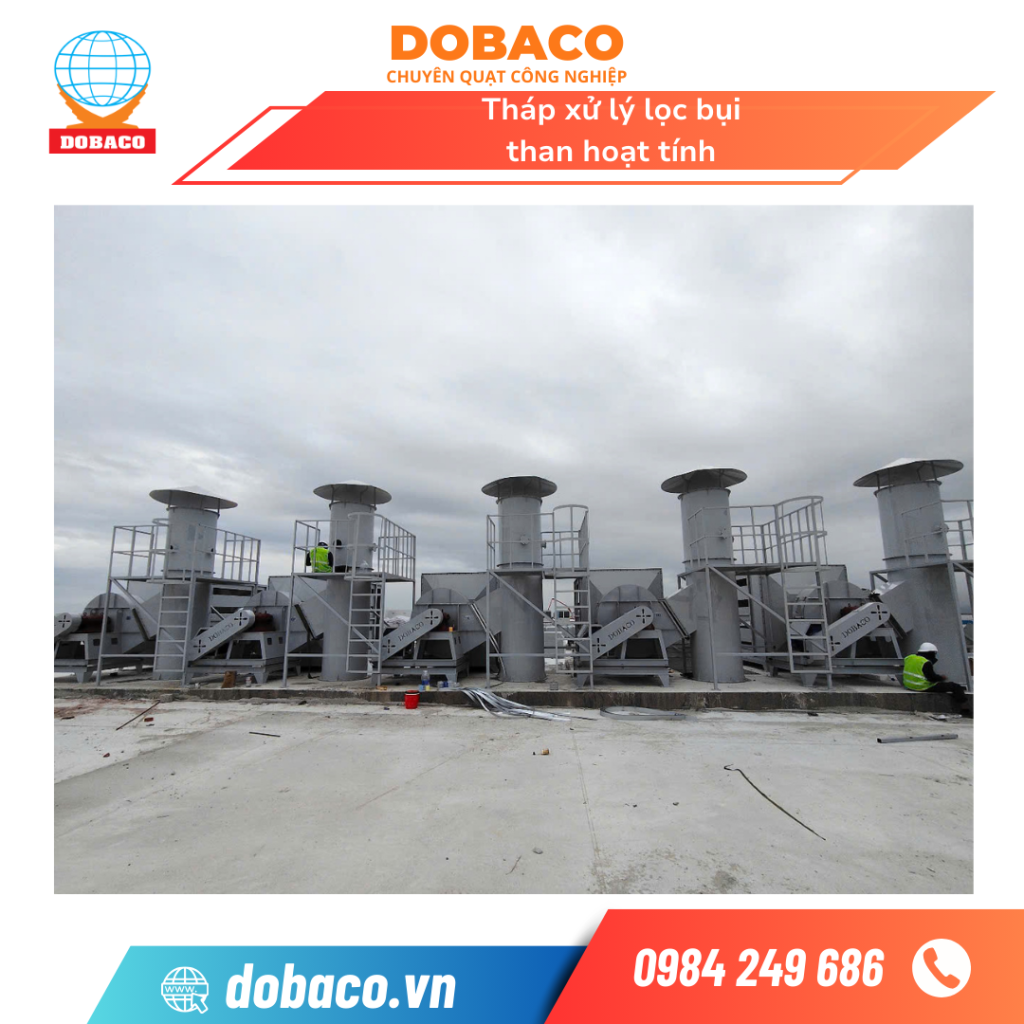 Tháp Xử Lý Thải Bằng Than Hoạt Tính Tháp Xử Lý Thải Bằng Than Hoạt Tính
