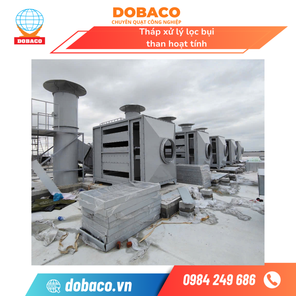 Tháp Xử Lý Thải Bằng Than Hoạt Tính Tháp Xử Lý Thải Bằng Than Hoạt Tính
