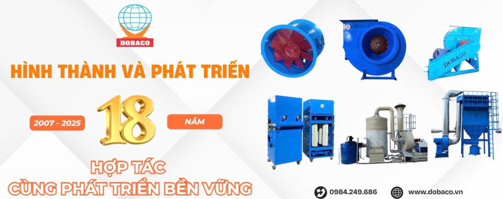 quạt ly tâm công nghiệp dobaco