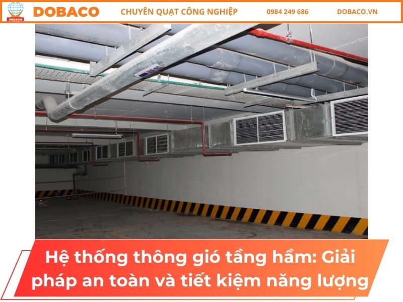 Hệ thống thông gió tầng hầm_ Giải pháp an toàn và tiết kiệm năng lượng