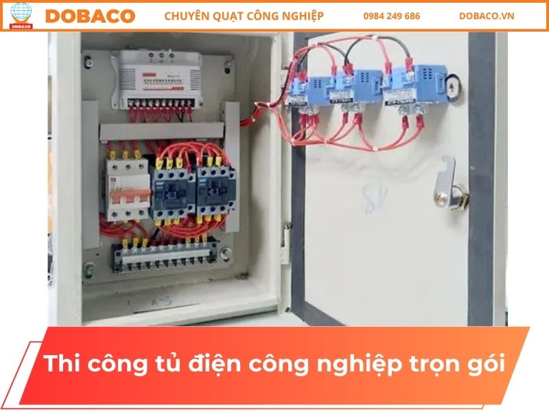 Thi công tủ điện công nghiệp trọn gói