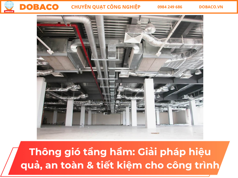 Thông gió tầng hầm: Giải pháp hiệu quả, an toàn & tiết kiệm cho công trình Thông gió tầng hầm_ Giải pháp hiệu quả, an toàn & tiết kiệm cho công trình