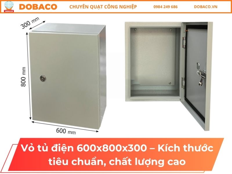 Vỏ tủ điện 600x800x300 – Kích thước tiêu chuẩn, chất lượng cao Vỏ tủ điện 600x800x300 – Kích thước tiêu chuẩn, chất lượng cao