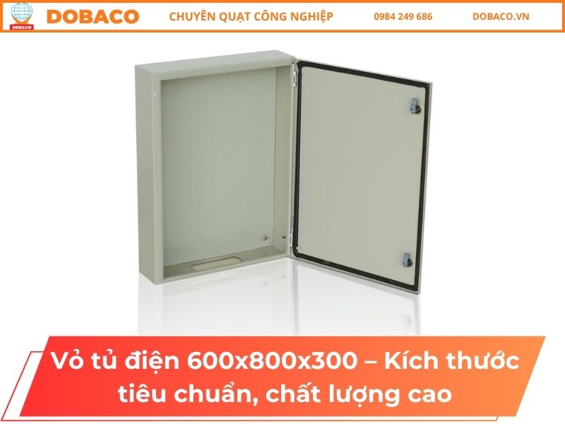 Vỏ tủ điện 600x800x300 – Kích thước tiêu chuẩn, chất lượng cao Vỏ tủ điện 600x800x300 – Kích thước tiêu chuẩn, chất lượng cao