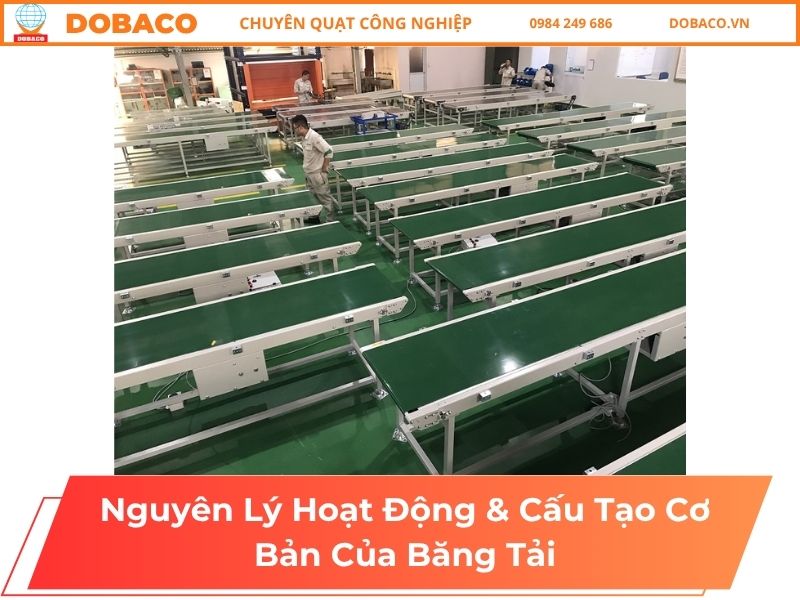 Nguyên Lý Hoạt Động & Cấu Tạo Cơ Bản Của Băng Tải