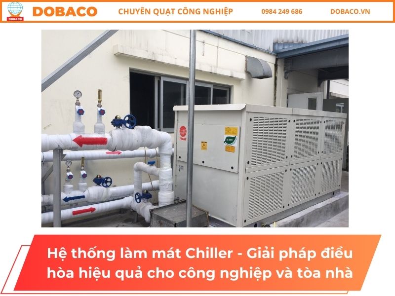 Hệ thống làm mát Chiller - Giải pháp điều hòa hiệu quả cho công nghiệp và tòa nhà Hệ thống làm mát Chiller