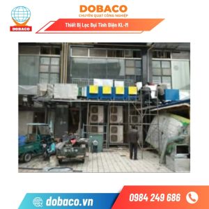 Ảnh hệ thốngThiết Bị Lọc Bụi Tĩnh Điện KL-M do Dobaco thực hiện