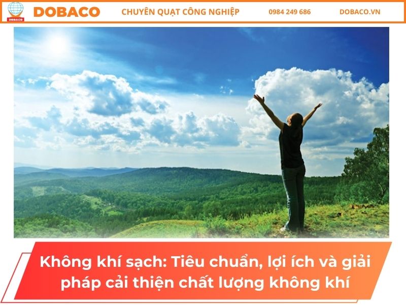 Không khí sạch_ Tiêu chuẩn, lợi ích và giải pháp cải thiện chất lượng không khí