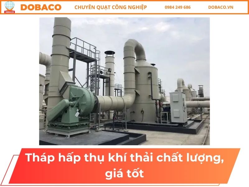 Tháp hấp thụ khí thải