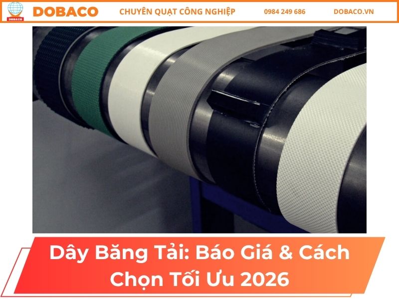 Dây Băng Tải: Báo Giá & Cách Chọn Tối Ưu 2026 Dây Băng Tải: Báo Giá & Cách Chọn Tối Ưu 2026