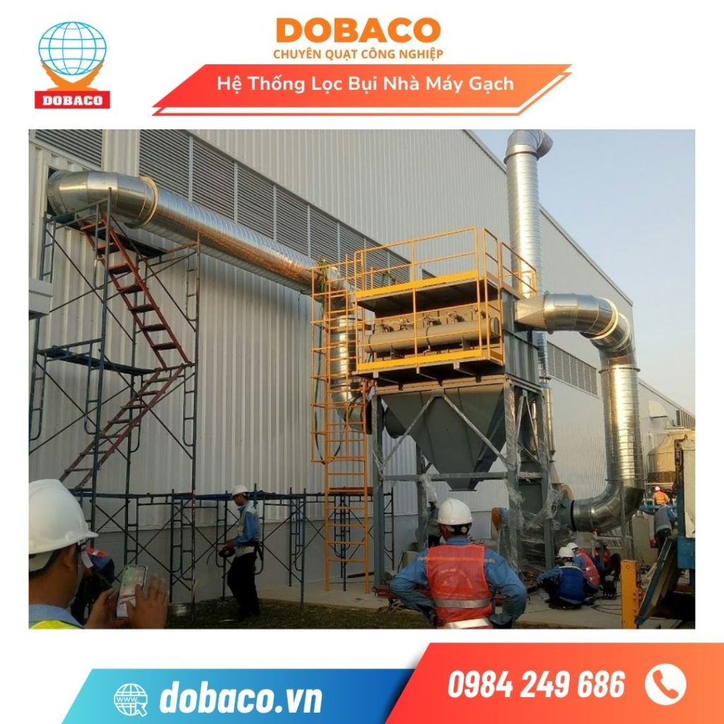 Hệ Thống Lọc Bụi Nhà Máy Gạch