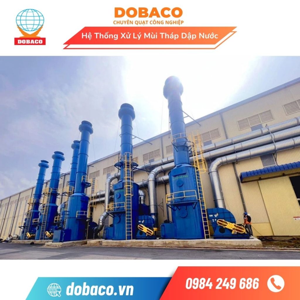 Hệ Thống Xử Lý Mùi Tháp Dập Nước